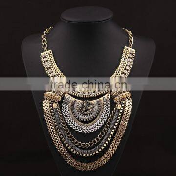 latest design beads necklace alloy fashion necklaces 2015 designs with diamonds