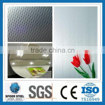 430 mirror polish stainless steel decoration sheet