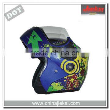 Top selling colored helmet modular flip-up