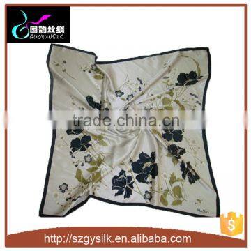Name Brand 14MM Satin Silk Scarf With Hand Rolled Hem photo-5
