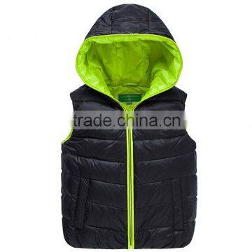 Custom Boys Hoody Sleeveless Padded Vest