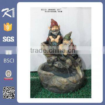 Funny elf resin statue garden decoration