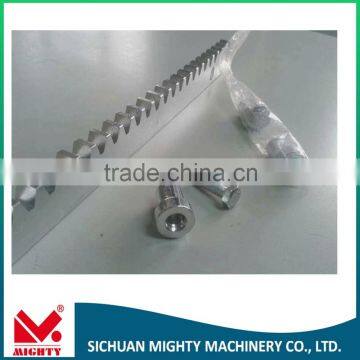 Galvanized Iron rack M6 for sliding gates