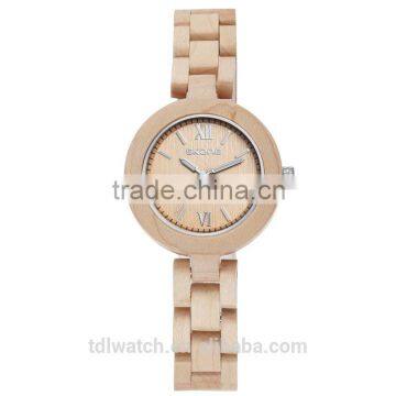 2016 most popular skone 7400 womens wood watch