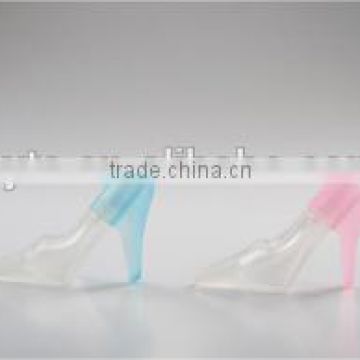 20ml transparent shoe shape perfume bottle