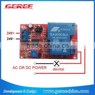 Good 24V Relay module delay ON up to 1 hour