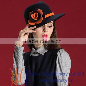 plain felt cowboy hats wholesale for women