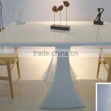 White Y-185 Table made by fiberglass in rectangular