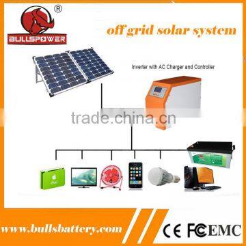 High conversion rate 1000w off grid solar power system home in india with best price