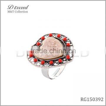 2015 Treedy High Quality Big Stone Ring Designs for Girls