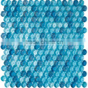 Fico blue crystal glass mosaic tile