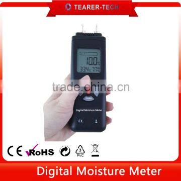 Digital LCD Display Wood Moisture Meter with 2Pin Steal Stainless Probe TL-700