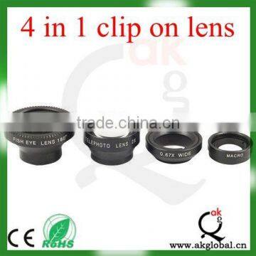 new products 2015 technology 4 in 1 mobile phone camera lens