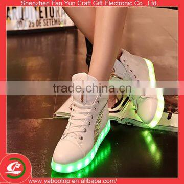 high neck shoes for men led shoes