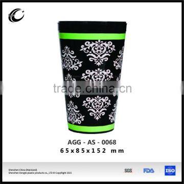 promotional high quality new plastic cups 20 oz 600ml double wall cup with lid