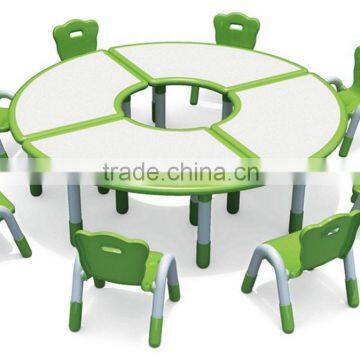 Kaiqi Hot Selling Assembled Kids PU Chairs and Tables Preschool Furniture KQ60198B