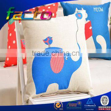 colourful flower fashionable printing Cushion with illustration