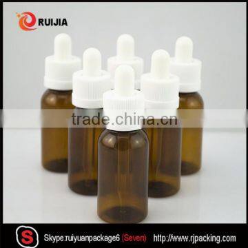 Free samples 30ml amber plastic e liquid dropper bottle pet with childproof cap                        
                                                                                Supplier's Choice