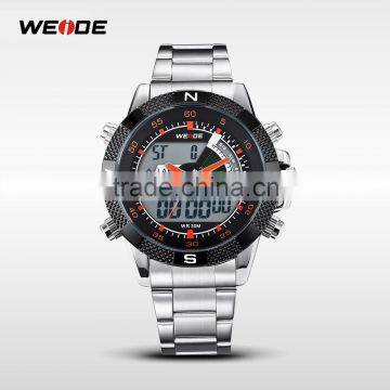 WH1104-3WEIDE 2014 water resistant quartz watch japan movement trendy big watches top 10 wrist watch brands