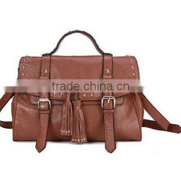 Guangzhou factory women PU messenger bag