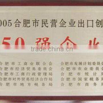 Top 50 nonstate owned enterprises for Hefei export