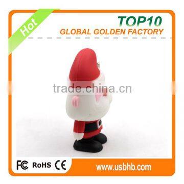 Christmas Santa Shape OEM PVC 2GB 8GB 16G Usb Flash Drive Pen Drive for Promotion photo-3