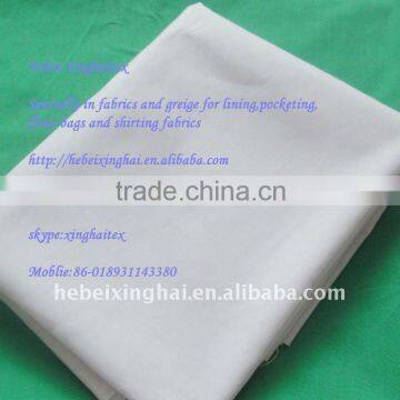 Polyester/cotton Fabric 80/20 45*45 88*60 63" White Pocketing Fabrics
