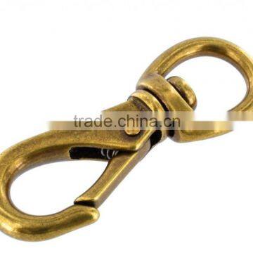 5/8" Antique Brass, Swivel Lever Snap, spring hooks, snap hooks                        
                                                Quality Choice