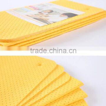 High Quality Yellow/blue Nonwoven Cleaning Cloth photo-3