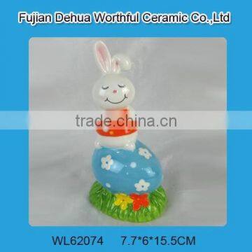 Lovely ceramic Easter rabbit for home decoration