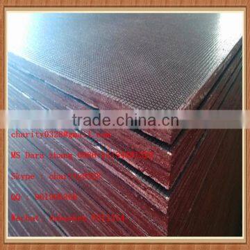 China Shandong Manufacturer combi core wire mesh bus flooring anti slip film faced plywood