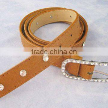 lady light brown belt