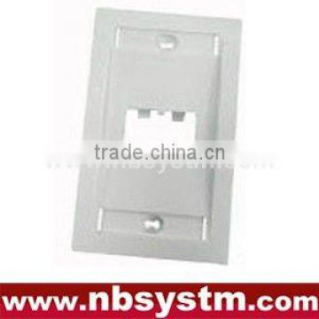 Arc Face Plate 2 port, size:70x115mm