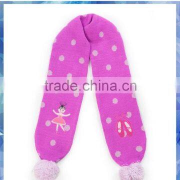 100% Acrylic Ballerina Knit Child Hat Scarf Gloves Set photo-3