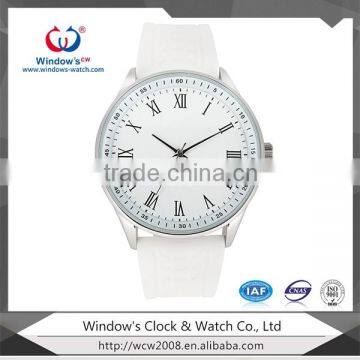 Simple America Watch Ladies Big Dial Watches With Silicone Strap photo-2