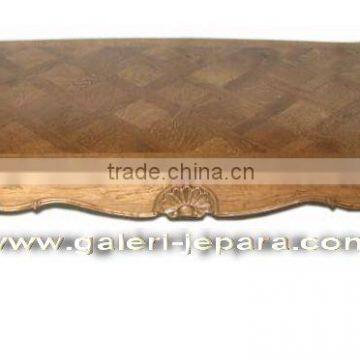 Indoor Mahogany Furniture - Solid Wood Coffee Table - Jepara Furniture Indonesia