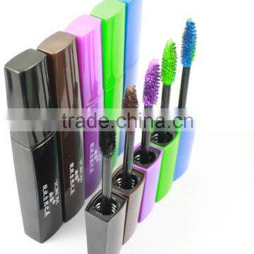 Yorom 6.5ml waterproof colorful 3d fiber lashes mascara cream eyelash serum 5colors for choosing