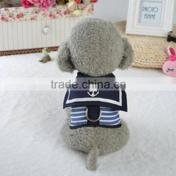 Dog/Pet Sailor Stripe Harnesses / Pet Harnesses For Dog and Cat /Pet Harnesses With Leash