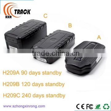 Long battery standby car gps tracker with light Sensor