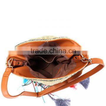 Hot Sale Woven Multicolored Tassle Boho Handbags Women's Gypsy Shoulder Bag Wholesale photo-5