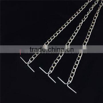 Silver Hanging Basket Chain Decorative Hanging Chain With S Hook photo-4