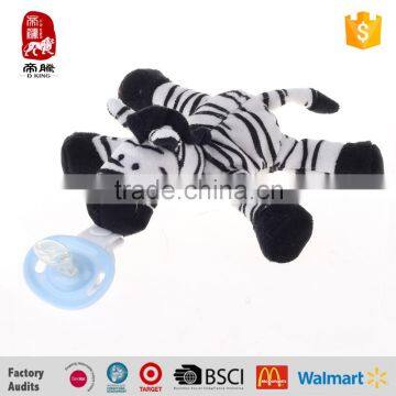 Quality Safe Baby Teether With Plush Animal Zebra Toy China Wholesaler photo-2