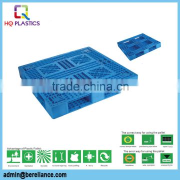 Single Face HDPE Plastic Material Euro Pallets for sale