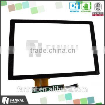 USB port G+G structure multitouch capacitibe touch screen 19 inch with optical bonding treatment