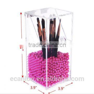 Clear acrylic eyelash holder for cosmetic organizer