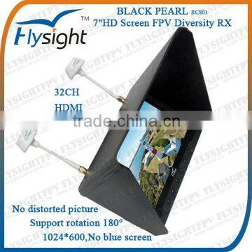 D772 Flysight FPV Display LCD Monitor 7 inch with 5.8Ghz Diversity Receivers for Phantom Aerial UAV Drone Quadcopter