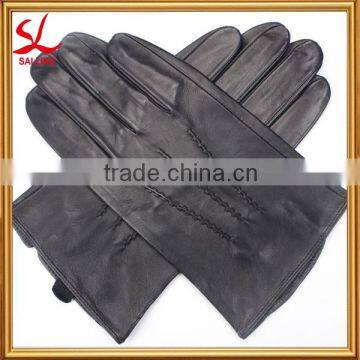 Men Thinsulate Leather Gloves Soft Fleece Lined Winter Warm Gloves photo-3