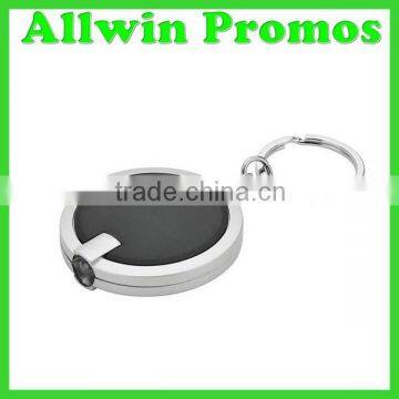 Promotional Plastic Round LED Key Chain photo-3