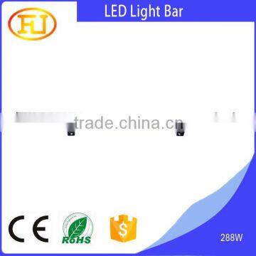 hot sale 43inch 24 volt led light bar 288w led light bar car