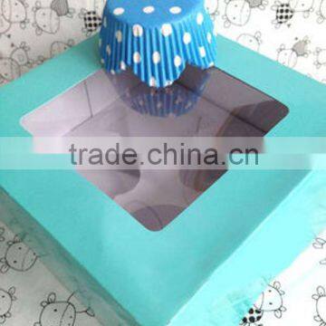 custom foldable 12 packs mini paper cupcake box